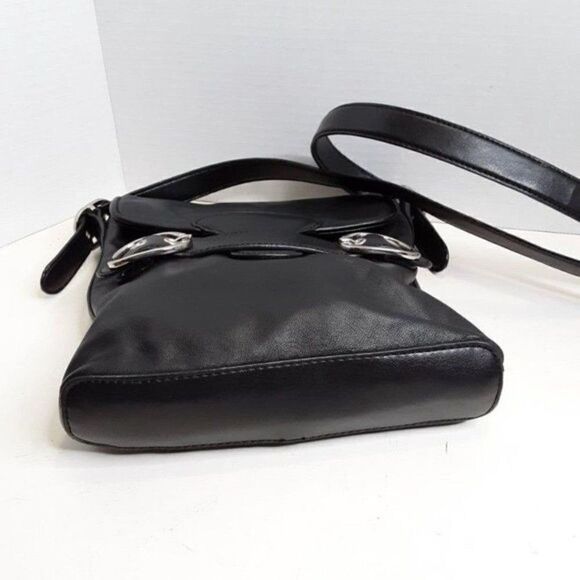DKNY Women's Black Leather Crossbody  Bag - Picture 6 of 12